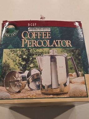 Ozark Trail Stainless Steel Coffee Percolator - Silver